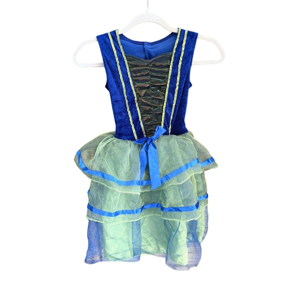 Little girls princess dress up play dress Pretend storybook costume peacock